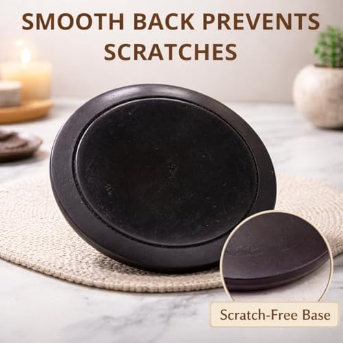 Handmade Marble Incense Stick Holder, Black, 4 inch - Image 6