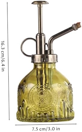 Plant Mister Retro Embossed Glass Plant Mister Spray Bottle, Green.. - Image 7