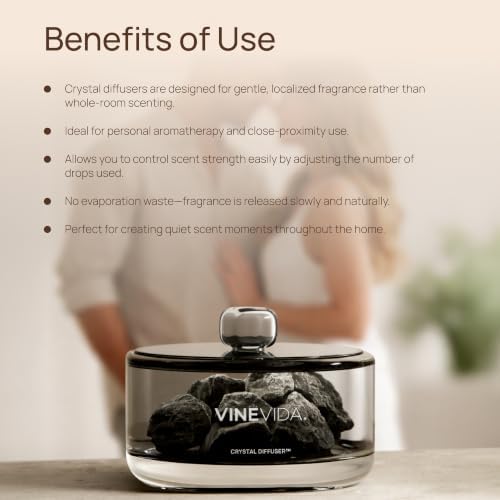 VINEVIDA Essential Oil Diffuser Stone | Passive Aroma Diffuser - Image 7