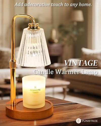 Candle Warmer Lamp with Timer Dimmable Crystal Vertical Stripe, Birthday Gifts for Women Mom, Adjustable Candle Warmer with 2 Bulbs, Christmas Candle Lamp for Jar Candles, House warming Home Decor - Image 7