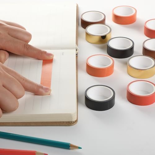 Mr. Pen- Washi Tape Set, 10 Rolls, 5 Yards/Roll, Washi Tape for Scrapbook - Image 7