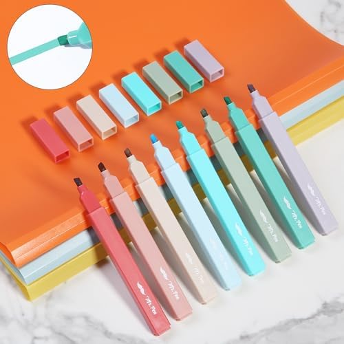 Mr. Pen- Aesthetic Highlighters No Bleed, 8 Pack, Assorted Colors | Chisel Tip, Cute Highlighters Assorted Colors for Journaling, Highlighting, Underlining, Fast Dry, Back to School Supplies - Image 7