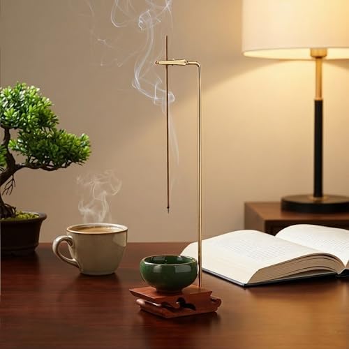 Upside Down Incense Holder Celadon Green Bowl - Image 6