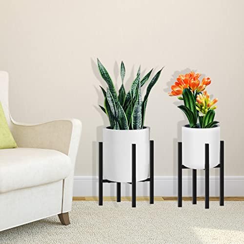 Heavy Plant Stand for 10"-16" Plant Pot Indoor Outdoor Corner, Adjustable Metal Heavy Duty for Large Pot (Black 1 Pack) - Image 6