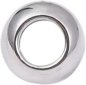 Stainless Steel Spacer Beads 5x3mm Rondelle Loose Charm Caps Beads for DIY Jewelry Making 100pcs with 2.5mm Hole