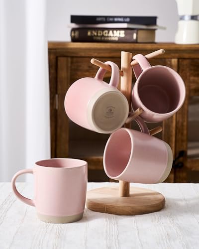 famiware Coffee Mugs Set of 8, Milkyway 13 oz Ceramic Cup Set with Handle - Image 7