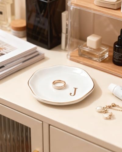 Ceramic Jewelry Tray Trinket Ring Dish Personalized Gifts for Women Bride - Image 6