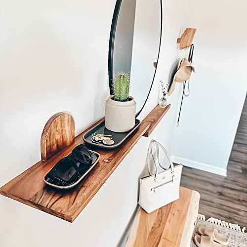 Mora Ceramic Decorative Tray - Rectangle 10in Dish for Jewelry, Soap Dispenser, Perfume, Makeup, Accessories, Candle, in the Bathroom Vanity, Bedside, or Kitchen Counter. Cute Organizers - Black - Image 7