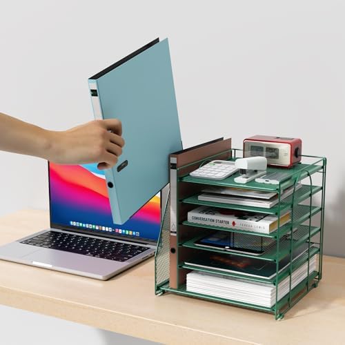 gianotter 6-Tier Paper Organizer With Magazine Holder - Image 6