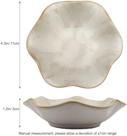 Ceramic Leaf Jewelry Dish, Tiny Key Bowl, Small Ring Dishes Holder, White Trinket Tray - Nightstand Decor for Entryway Table, Home Decor Gift for Mom, Women, Girls - Image 7