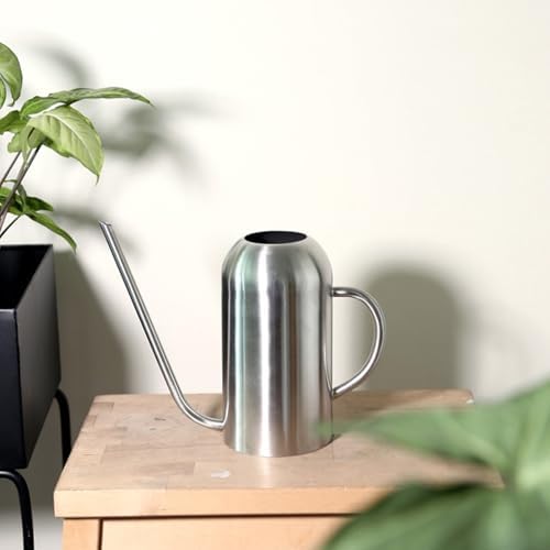 Watering Can Indoor Outdoor Plants, 50oz/1500ml Garden Long Spout Watering Cans, Stainless Steel Plants Watering Can Pot for Indoor House Plants Bonsai Flower Decorative - Image 6