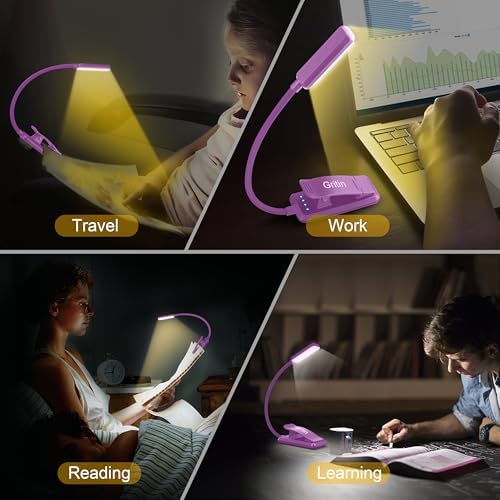 Gritin 9 LED Rechargeable Book Light for Reading in Bed - Image 7