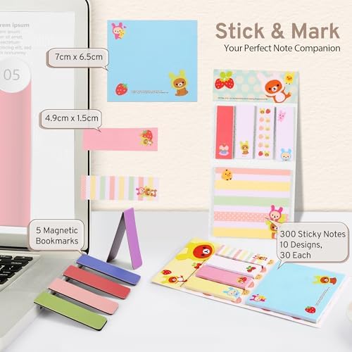 DazSpirit 62PCS Aesthetic Stationery Set with Foldable Pencil Case, Pink - Image 7