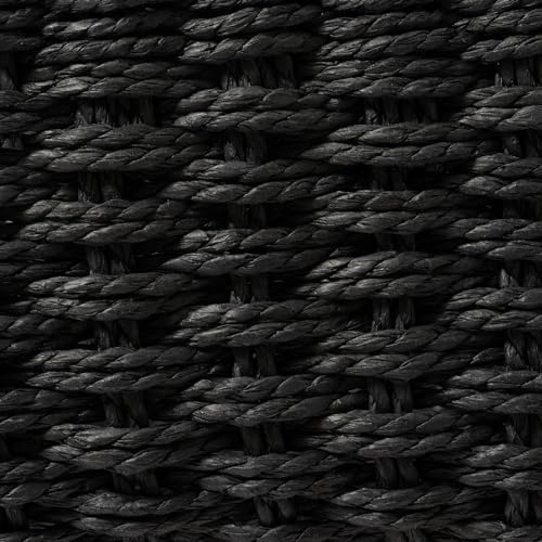 LA JOLIE MUSE Small Wicker Baskets for Organizing, Black 3 Pack - Image 6