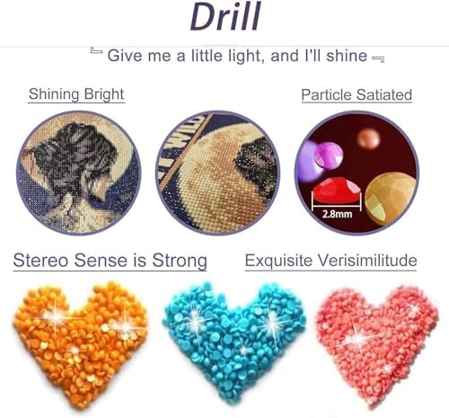 4 Pack Pink Diamond Art Kits for Adults Diamond Painting Kit for Beginner - Image 6