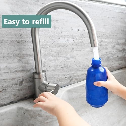 2 Pack Watering Can for Seedlings,15oz/450ml (Blue) - Image 7