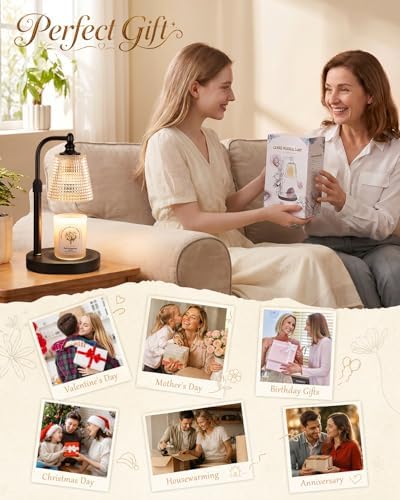 Candle Warmer Lamp with Timer Birthday Gifts for Women,Black - Image 6