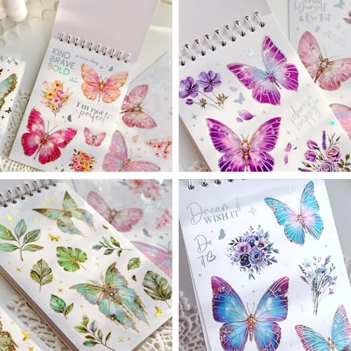 Butterfly Sticker Book 36 Sheets 300+ Pcs Aesthetics Stickers - Image 6