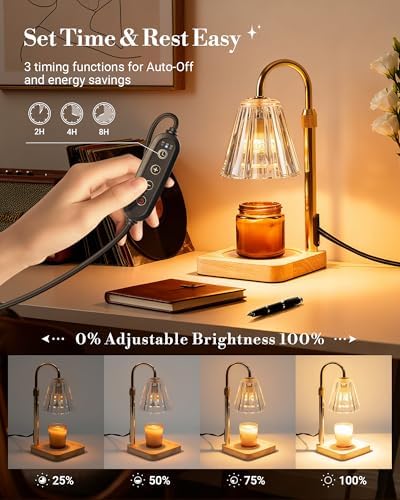 Marycele Candle Warmer Lamps 2 Pack, Electric Lamp with Timer Gifts Decor - Image 6