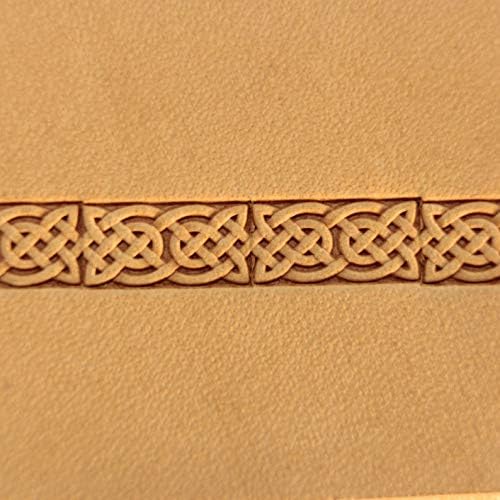 DandS ltd Leather Stamp Tool, Celtic, Professional Steel Craft Tool for Leatherworking, Embossing, Carving & Stamping Leather Projects, Belts Wallets & DIY Projects Compatible with Mallet #242