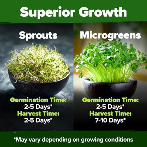 HOME GROWN Sprouting Seeds Mix 118,200 Microgreen Seeds 16 oz Resealable - Image 6