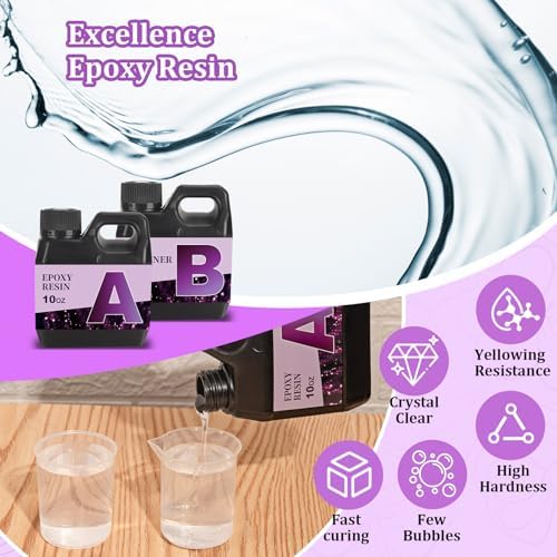 Epoxy Resin Kit with Light for Beginners, DIY Crafts for Adults Women - Image 7