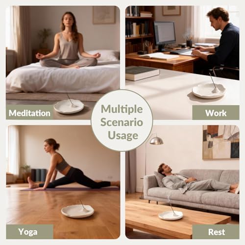 Home Ceramic Incense Holder,Incense Sticks Holder with 1 Hole (3mm)-Gift - Image 7