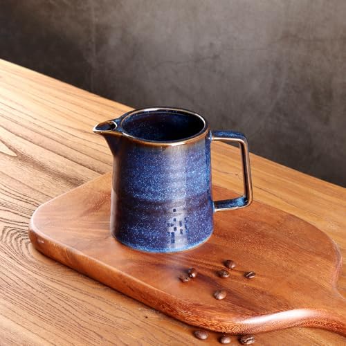 Pour‑Over Coffee Maker, Starry‑Blue V60 Ceramic Pour‑Over Coffee Pot, 450ml Pour‑Over Coffee Dripper, Comes with 40‑Pack Coffee Filters - Image 7