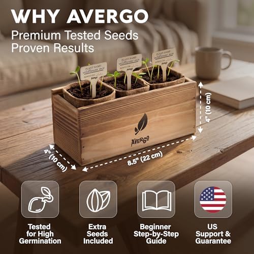 AVERGO Wildflower Seed Mix Growing Kit - Image 6