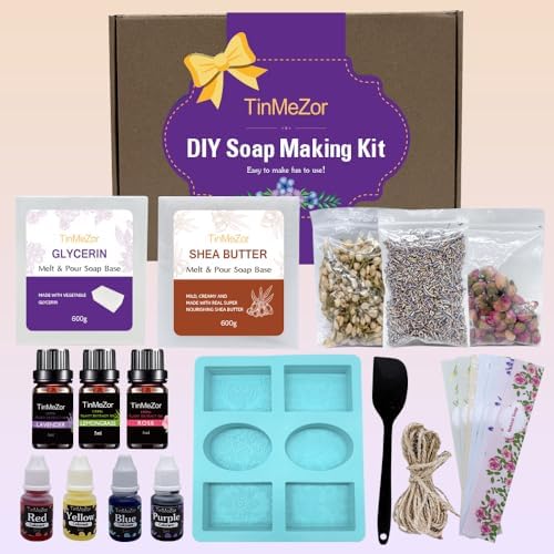 TinMeZor Soap Making Kit for Adults - DIY Kit for Beginner - Image 6