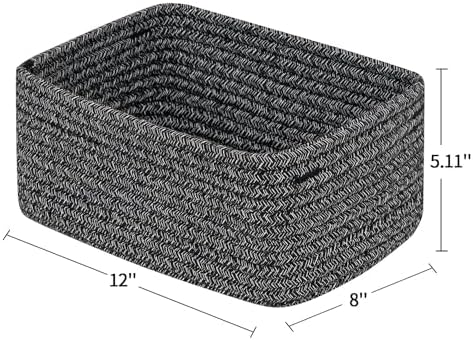 CubesLand Baskets for Organizing,Small Woven Storage Baskets for Shelves - Image 6