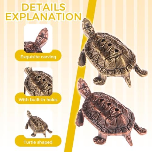 Golden Coin Turtle Incense Holder for Cones & Sticks, 1 PSC - Image 7