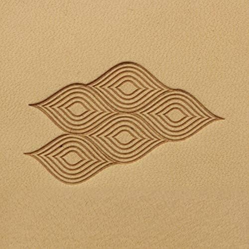 DandS ltd Leather Stamp Tool, Professional Steel Craft Tool for Leatherworking, Embossing, Carving & Stamping Leather Projects, Belts Wallets & DIY Projects Compatible with Mallet #182