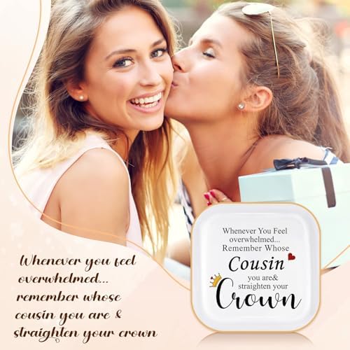 PUDDING CABIN Gift for Cousin Ring Dish for Cousin Birthday Graduation Christmas Mothers Day - Image 7