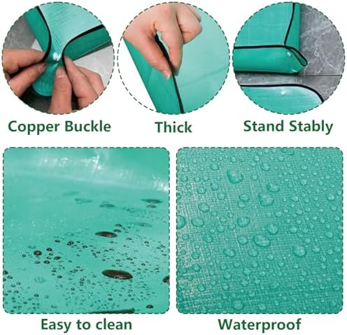 17-Piece Succulent Plant Care Tool Set, 26" and 39.4" Plant Transplanting Mats, Indoor Transplanting Supplies, Including Pot Transplantingg Mat, Mini Gardening Tool Set for Plant Care - Image 7