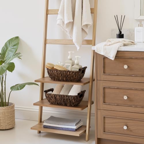 StorageWorks Small Wicker Baskets, Decor Storage Baskets, Water Hyacinth - Image 6