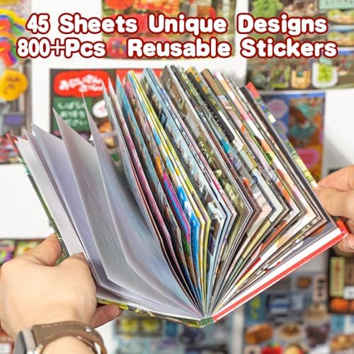 Japanese Sticker Book Heisei Retro Cute Korean Stickers, 800PCS+ - Image 6