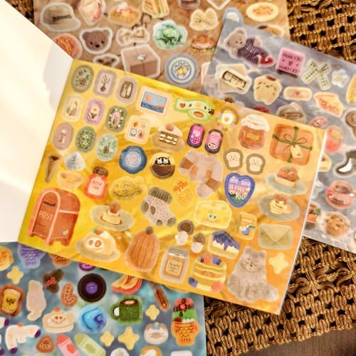 Japanese Kawaii Sticker Book, 30 Sheets, 800 Pieces, INS Style Cute Cartoon Animals, Waterproof for Journaling, Scrapbooking, Planners (2 in 1) - Image 7