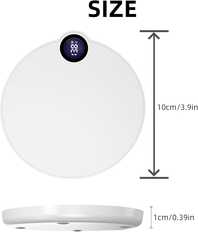 Wireless Charger for iPhone 17 16 15 14 13 12 Air Pro Plus Max/11/X/8 Series, 15W Max Wireless Fast Charging Pad for Samsung Galaxy S24/S23/S22/S21/S20/Note 10/Note 9/Note 8/LG/Google Pixel, White