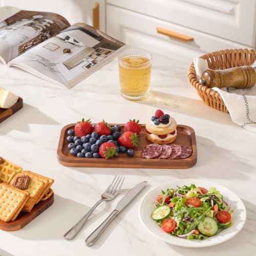 Small Wooden Tray and Platter, Mini Charcuterie Boards, 10"x5.5" - Image 6