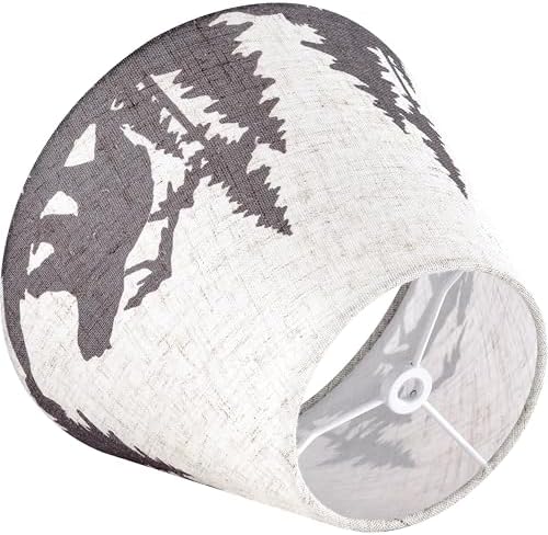 GO&SO Small Animal Lamp Shade Set of 1,5"×9"×6.4" Print Bell Shade Replac - Image 6