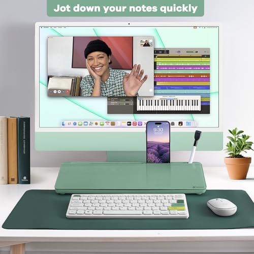 Varhomax Glass Desk Whiteboard with Storage - Image 7