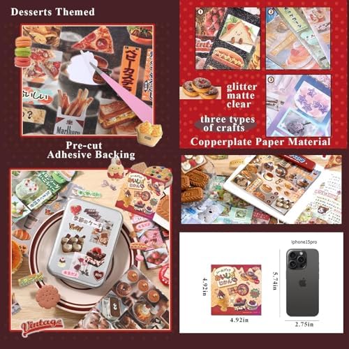 Japanese Stickers Book for Journaling Supplies, Japanese Stickers for DIY - Image 6