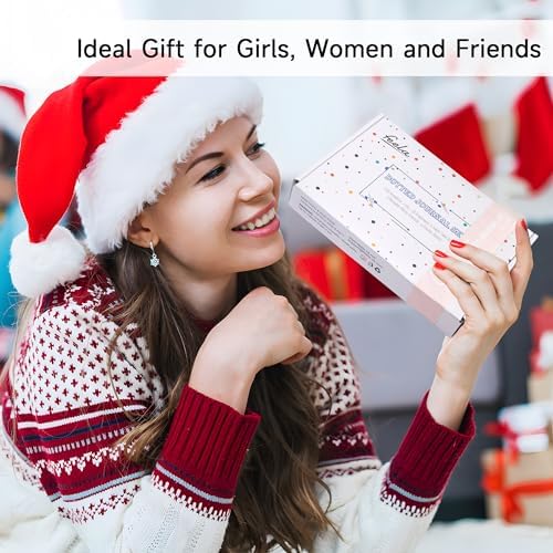 feela Dotted Journal Kit, Dot Grid Journal Hardcover Planner Notebook Set For Beginners Women Girls Note Taking with Journaling Supplies Stencils Stickers Pens Accessories, A5, 224 Pages, Brown - Image 7