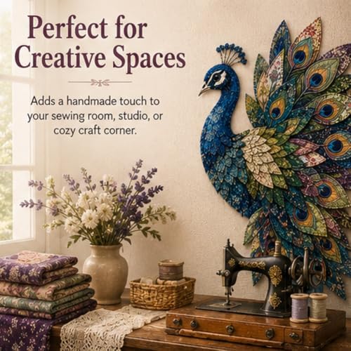 3D Patchwork Bird DIY Craft Kit, Home Wall Decor Gift, Stress Relief, Creative Handmade Art, Bird Design, Colorful, Delicate, Easy for Beginners, Unique Gift for Adults(Red Cardinal) - Image 7