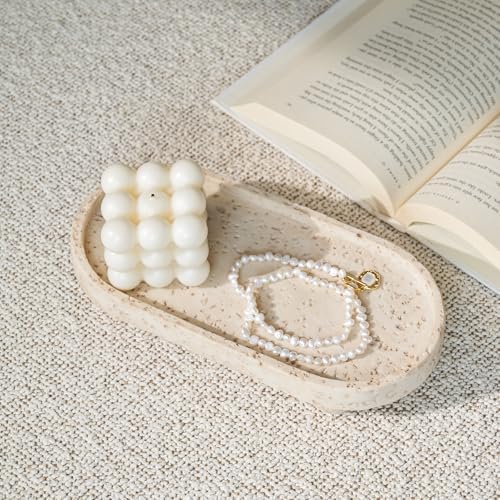 DN DECONATION Decorative Tray with Legs, 4 Footed Coffee Table Trays Decor - Image 6