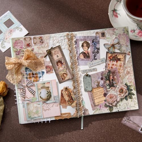 60 Pcs Vintage Photo Frame Stickers for Scrapbooking - Image 7