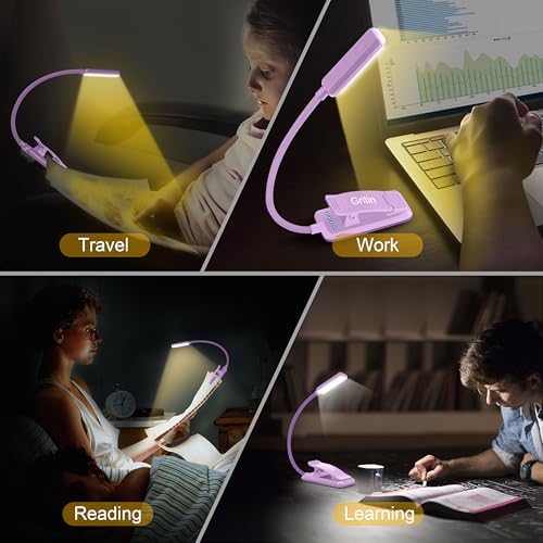 Gritin 9 LED Rechargeable Book Light for Reading in Bed - Image 7