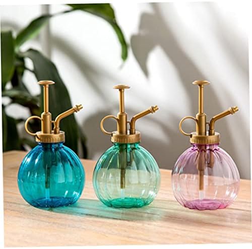 Mini Plant Mister Vintage Style Decorative Water Spray Bottle with Top Pump Small Watering Can for Indoor Potted Plants 1Pc Green,Vintage Glass Plant Atomizer - Image 7