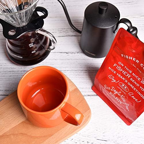 Bosmarlin Glossy Ceramic Coffee Mugs Set of 2, Tea Cup for Office and Home, 18 oz, Suitable for Dishwasher and Microwave(Orange, 2) - Image 4